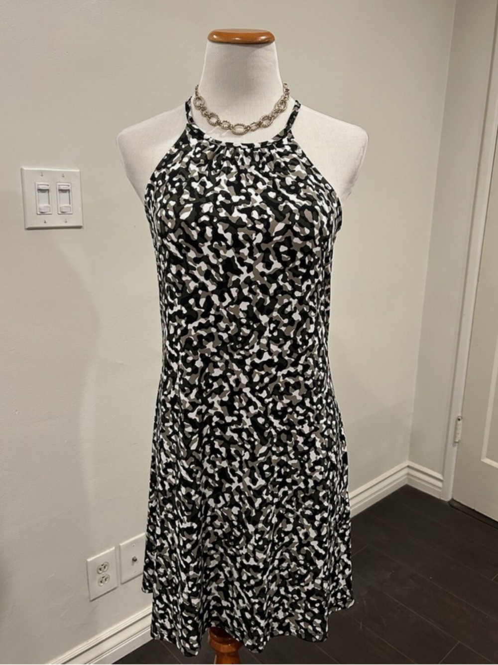 MICHAEL Michael Kors camo halter mini dress Size Small